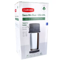 Decobin Duo 23L/23L Zilver Metallic 15 Decobin Duo 23L/23L Zilver Metallic -NL-Huis & Thuis 055744e4354902dd0143353a80214127