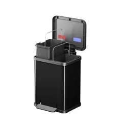 Hailo Öko Duo Plus Pedaalemmer 2X9L Zwart -NL-Huis & Thuis 101 0161 2 1 1