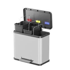 Hailo Öko Trio Plus Pedaalemmer 3X9L Rvs -NL-Huis & Thuis 101 0162 2 1 1