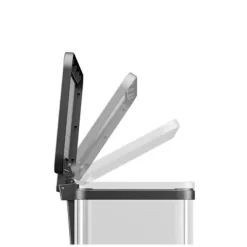 Hailo Öko Trio Plus Pedaalemmer 3X9L Rvs -NL-Huis & Thuis 101 0162 4 1 1