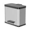 Hailo Öko Trio Plus Pedaalemmer 3X9L Rvs