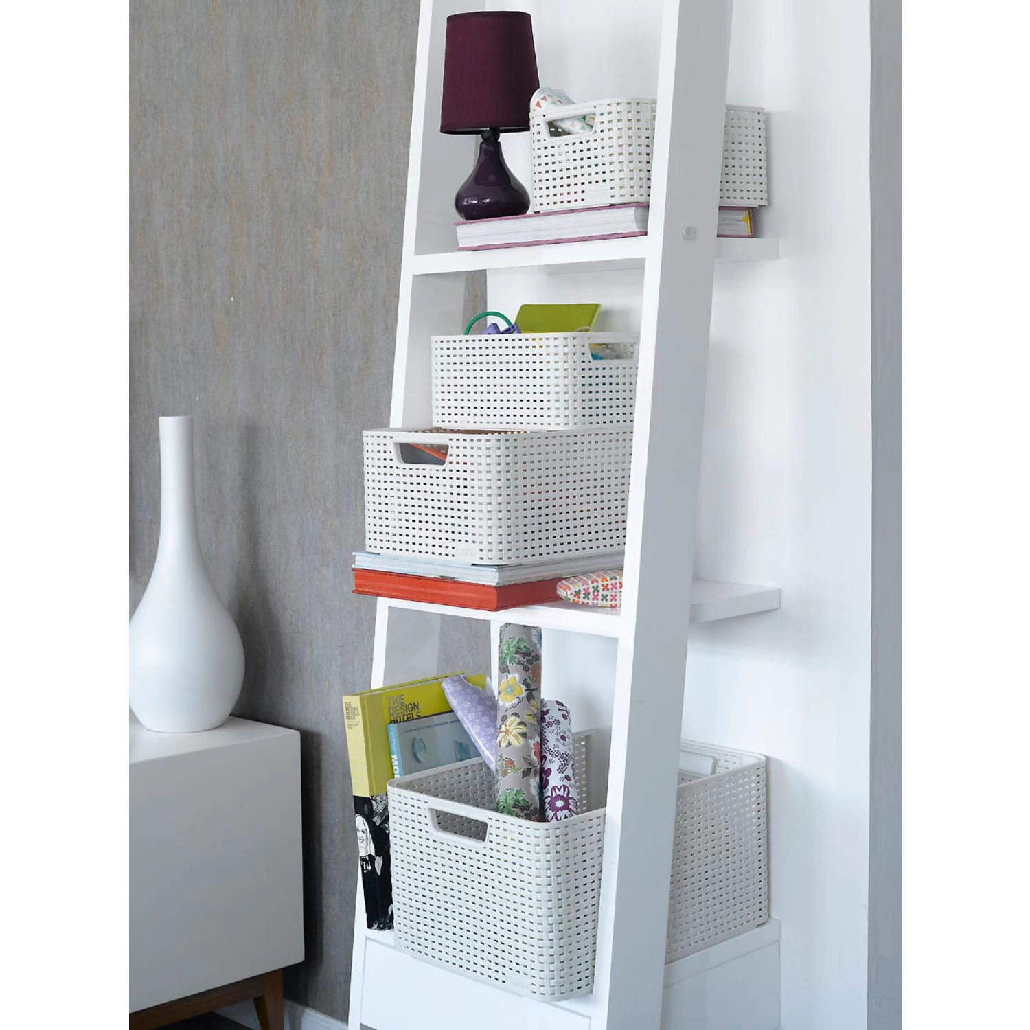 Curver Style Opbergmand Maat L 30 L Wit 3 Curver Style Opbergmand Maat L 30 L Wit - Afbeelding 3