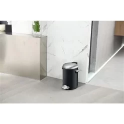 Vepa Bins Pedaalemmer Belle Deluxe Zwart 3 Liter EKO -NL-Huis & Thuis 101 0598 5 1 1