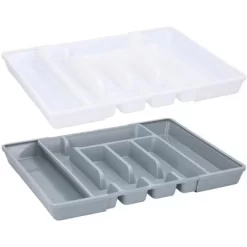 Alpina Bestekbak Uitschuifbaar 2 Assorti Wit Grijs 11 Alpina Bestekbak Uitschuifbaar 2 Assorti Wit Grijs -NL-Huis & Thuis 101 0620 2 1 1