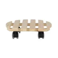 Esschert Design Plantentrolley Rond Indoor Naturel -NL-Huis & Thuis 101 1029 3 1 2