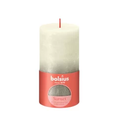 Bolsius Sunset Stompkaars Fading Parel-champagne130x68 Mm