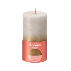 Bolsius Sunset Stompkaars Fading Grijs-goud 130x68 Mm