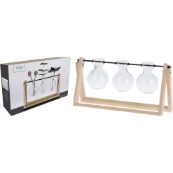 Vaas 3 Stuks In Houten Frame -NL-Huis & Thuis 101 1440 1 2