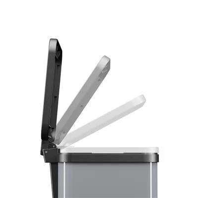 Hailo Öko Duo Plus Pedaalemmer 2X9L Metallic Grijs 4 Hailo Öko Duo Plus Pedaalemmer 2X9L Metallic Grijs - Afbeelding 4