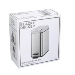 Black & Decker Black+Dekker Pedaalemmer 5L Soft Close -NL-Huis & Thuis 101 1631 2 1 1