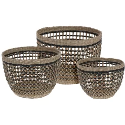 Merkloos Manden Rond Zeegras Set3