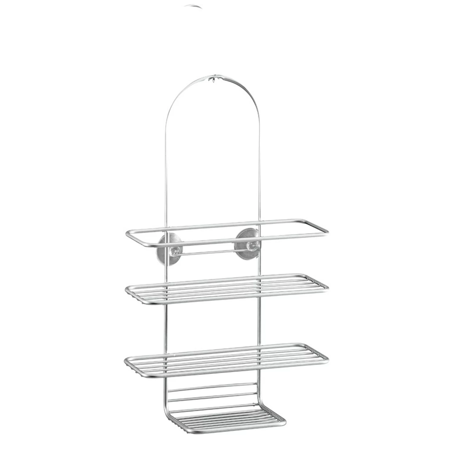 Metaltex Hangend Badkamerrek Zilver 1 Metaltex Hangend Badkamerrek Zilver