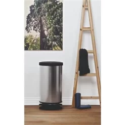 Pedaalemmer Afvalbak 30 L Zilver Metallic Rotho -NL-Huis & Thuis 101 2099 3 1