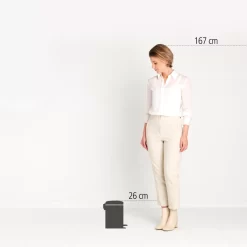 Brabantia Newicon Pedaalemmer 3 L Mat Staal -NL-Huis & Thuis 101 2164 3 1