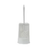 Merkloos Toiletborstel Met Houder Met Randreiniger Wit