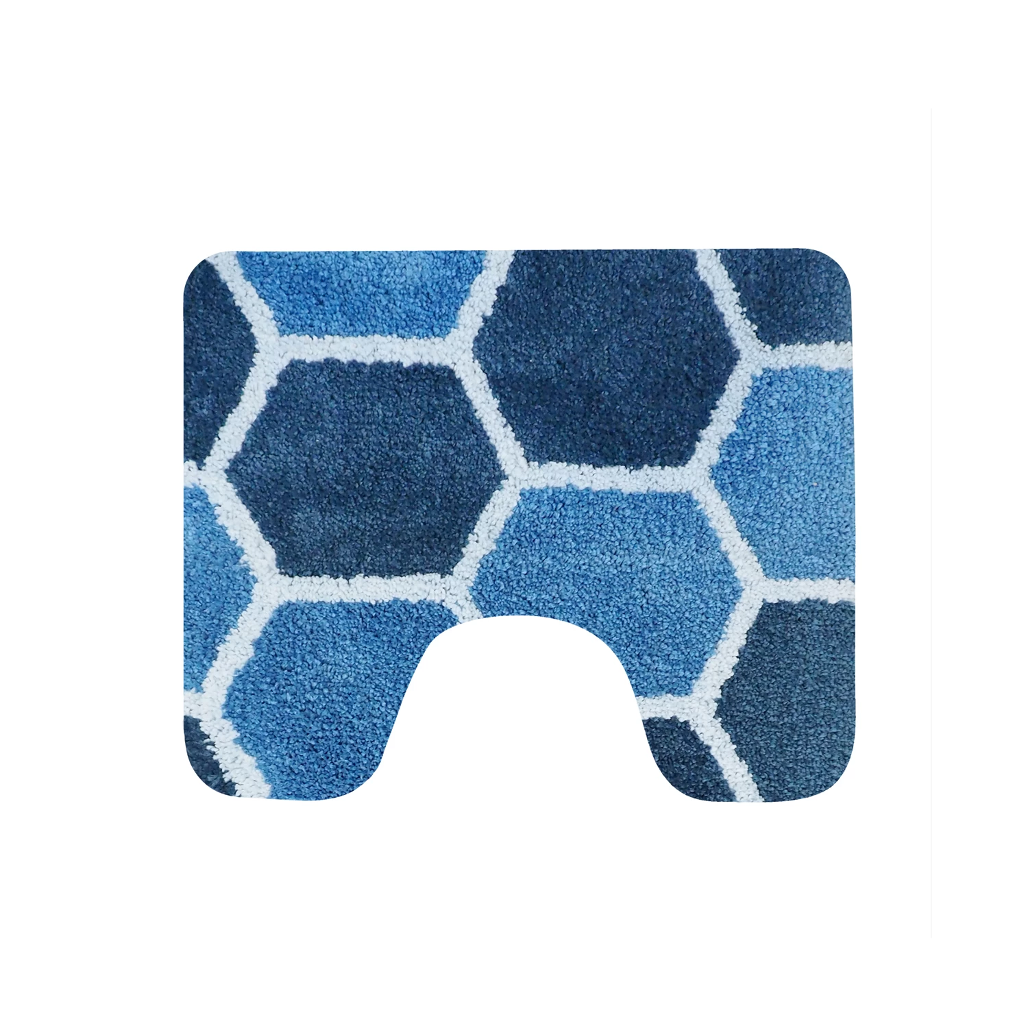 Dutch House Rennes Toiletmat 60 X 60 Cm Blauw 1 Dutch House Rennes Toiletmat 60 X 60 Cm Blauw