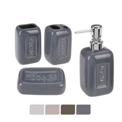 Merkloos Badkamerset 4-delig -NL-Huis & Thuis 101 4411 1 1