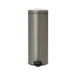 Pedaalemmer 30 Liter Met Kunstof Binnen EmmerPlatinum Brabantia