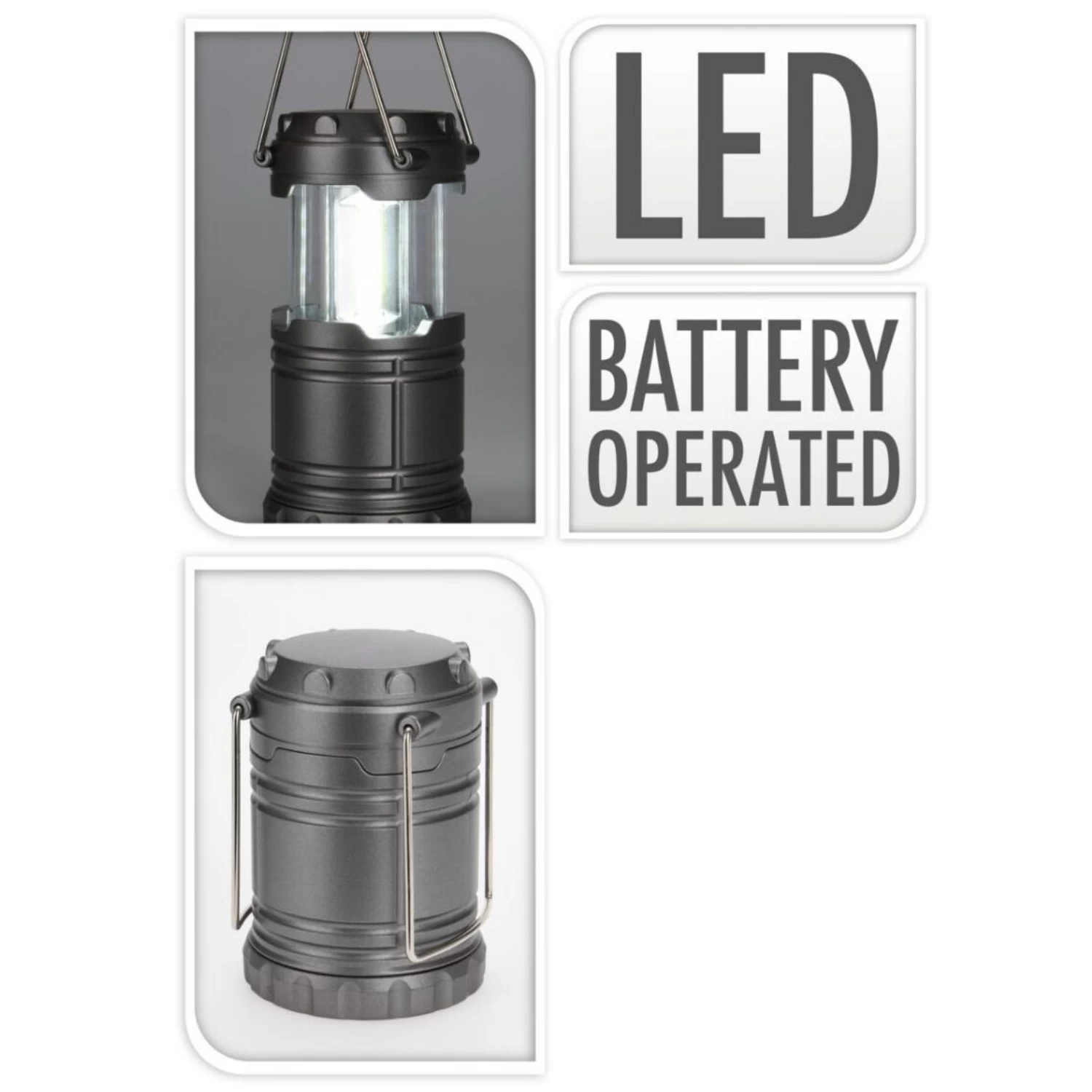 Campinglamp Mini Cob 2 Assorti Kleuren 2 Campinglamp Mini Cob 2 Assorti Kleuren - Afbeelding 2