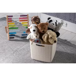 Curver Jute Mand Vierkant 17 L Off White -NL-Huis & Thuis 101 5372 3 1