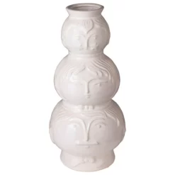 Gusta Vaas Met 3 Gezichten 13,8 X 29,8 Cm