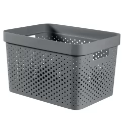 Curver Infinity Dots Opbergmand 17 L Antraciet