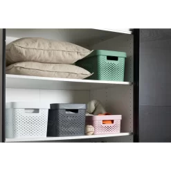 Curver Infinity Dots Opbergmand 11 L Antraciet -NL-Huis & Thuis 101 5679 3 1