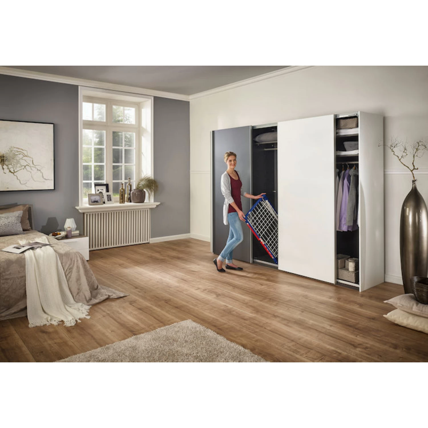 Leifheit Pegasus 150 Solid Slim Droogrek 5 Leifheit Pegasus 150 Solid Slim Droogrek - Afbeelding 5
