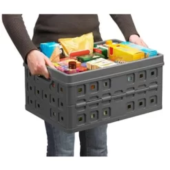 Sunware Square Vouwkrat 46L Antraciet 5 Sunware Square Vouwkrat 46L Antraciet -NL-Huis & Thuis 101 5730 3 1