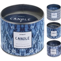 Aromart Kaars In Zink Pot 9,5 X 9,5 X 8 Cm