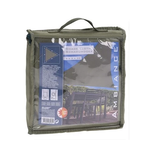 Ambiance Schaduwdoek Driehoek 3 X 3 X 3 M Groen 2 Ambiance Schaduwdoek Driehoek 3 X 3 X 3 M Groen - Afbeelding 2