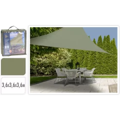 Ambiance Schaduwdoek Driehoek 3,6 X 3,6 X 3,6 M Groen -NL-Huis & Thuis 101 5912 3 1