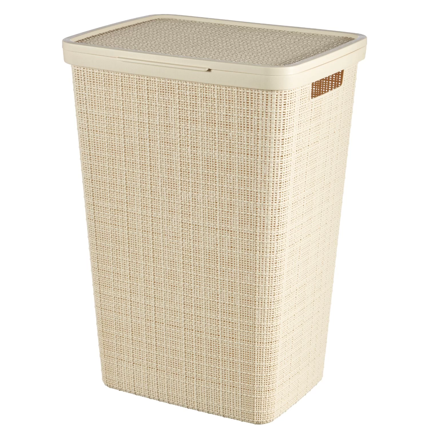 Curver Jute Wasbox 58L Off White 1 Curver Jute Wasbox 58L Off White
