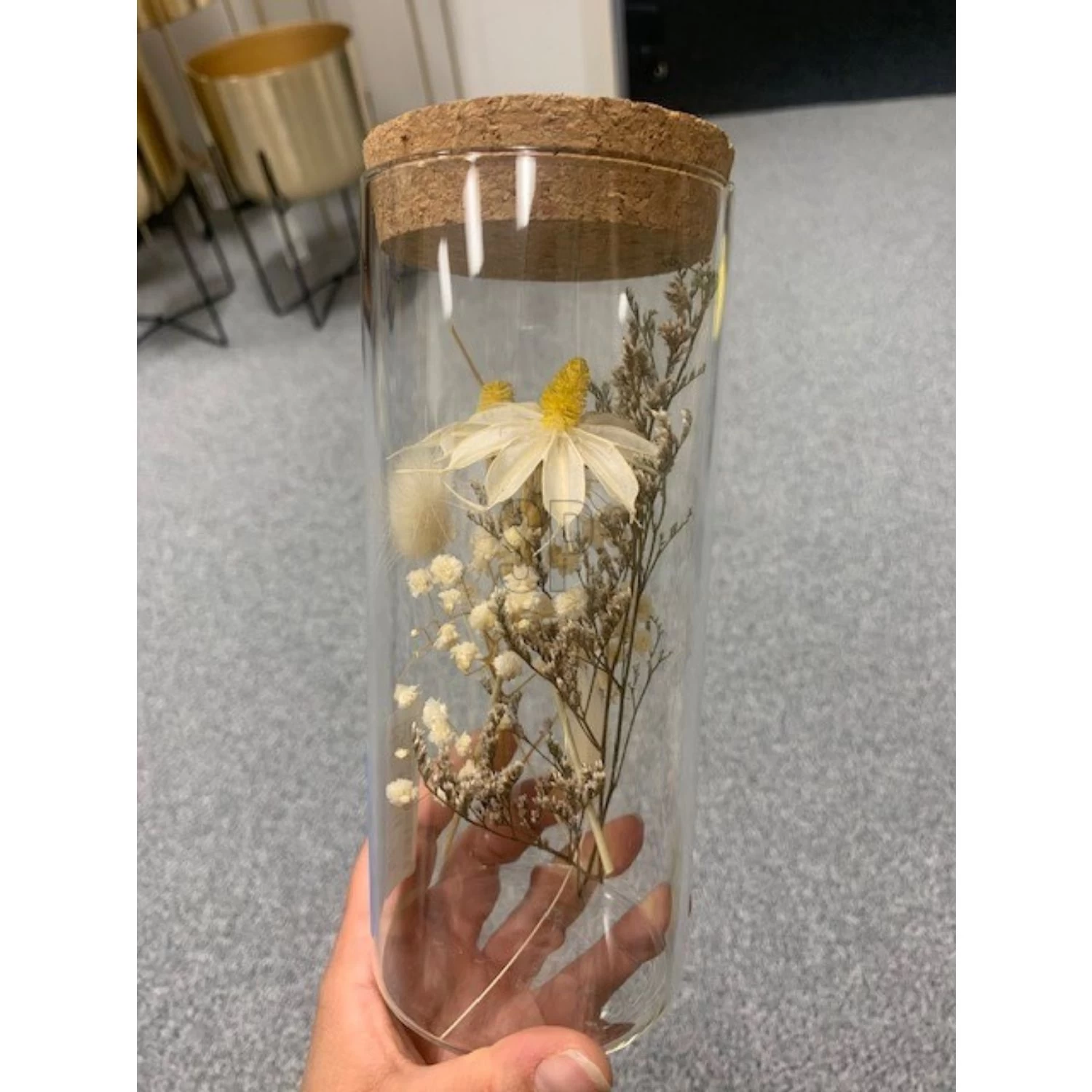 Droogbloem In Buis 8X8X19Cm 1 Droogbloem In Buis 8X8X19Cm