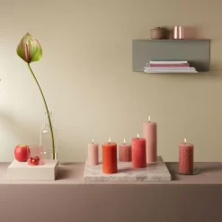 Bolsius Rustiek Stompkaars Rood 130x68 Mm -NL-Huis & Thuis 101 6649 2 1