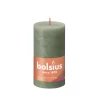 Bolsius Rustiek Stompkaars Olijfgroen 130x68 Mm