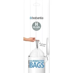 Brabantia PerfectFit Afvalzakken H 50-60 L 10 Stuks -NL-Huis & Thuis 101 6784 5 1