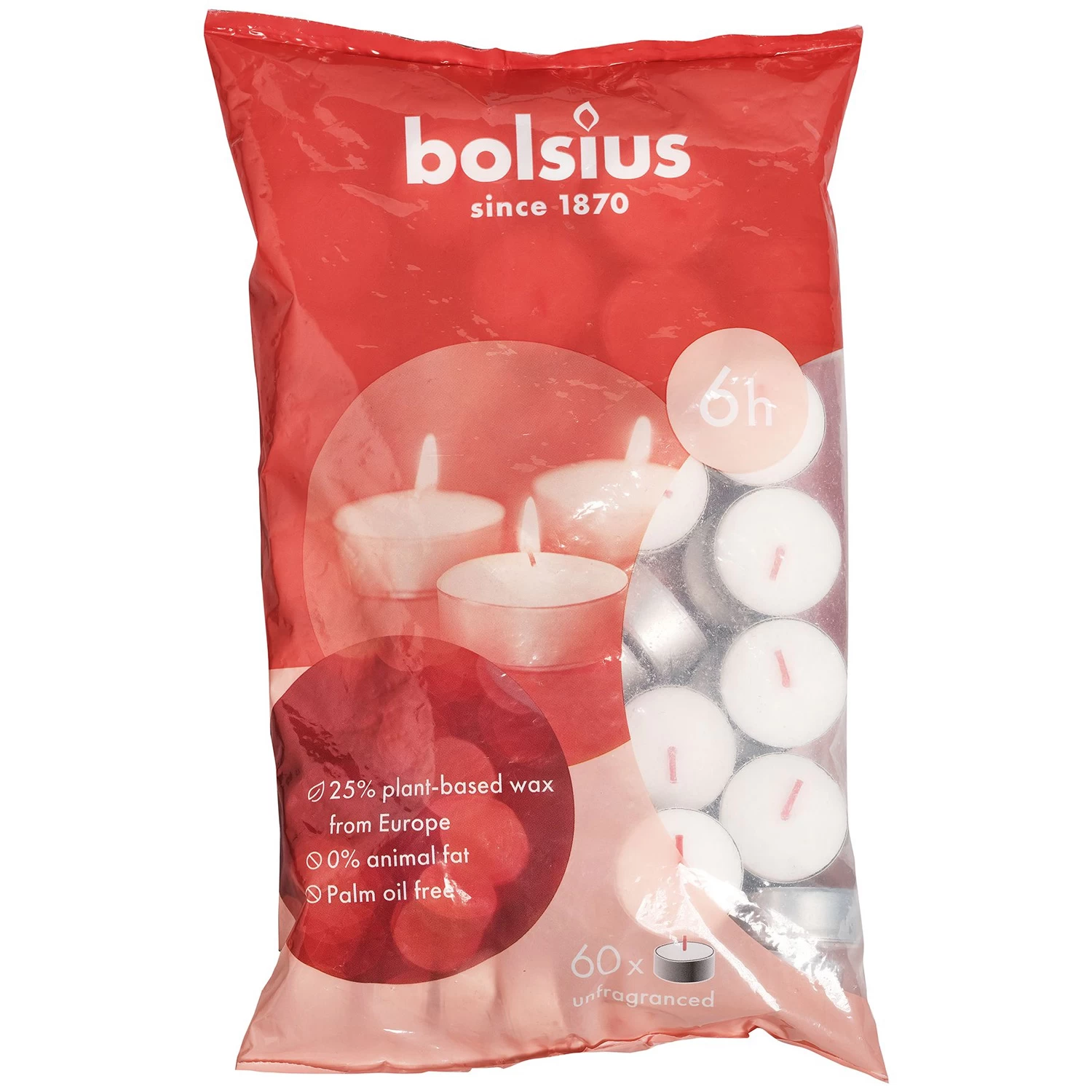 Bolsius Theelichten Wit 60 Stuks 1 Bolsius Theelichten Wit 60 Stuks