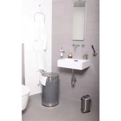 Vepa Bins Pedaalemmer Belle DeLuxe Mat RVS 3 Liter EKO -NL-Huis & Thuis 101 7543 3 1