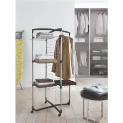 Tomado-Metaltex Droogtoren Faro Zilver 72 X 69 X 134 Cm -NL-Huis & Thuis 101 7739 3 1