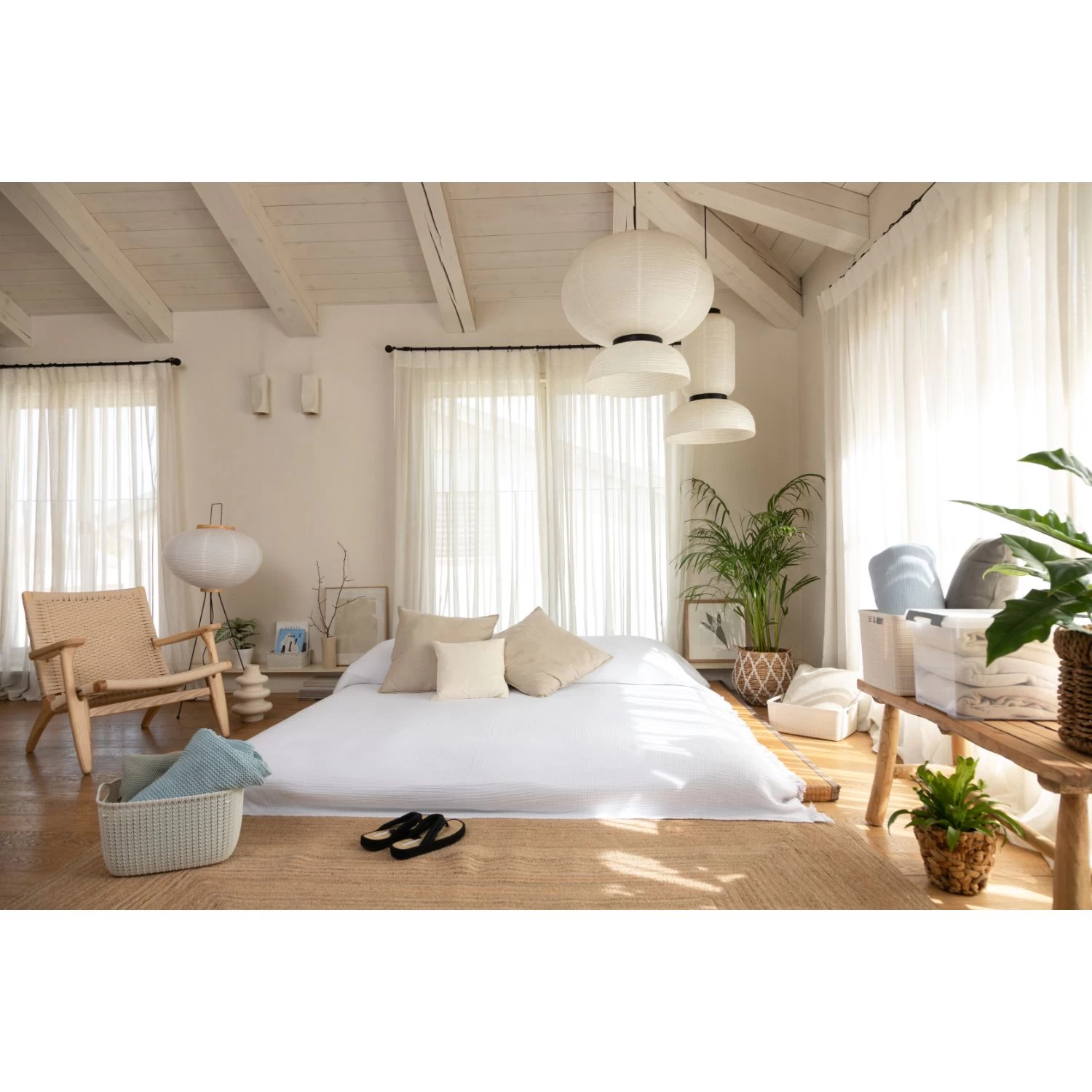 Curver Knit Opbergmand Maat L 19 L Wit 3 Curver Knit Opbergmand Maat L 19 L Wit - Afbeelding 3