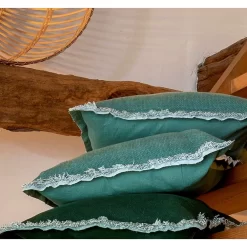 Dutch Decor Burto Sierkussen 45 X 45 Cm Sagebrush Green -NL-Huis & Thuis 101 7979 4 1 1