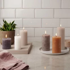 Bolsius Rustiek Stompkaars Grijs 130x68 Mm -NL-Huis & Thuis 101 8070 2 1