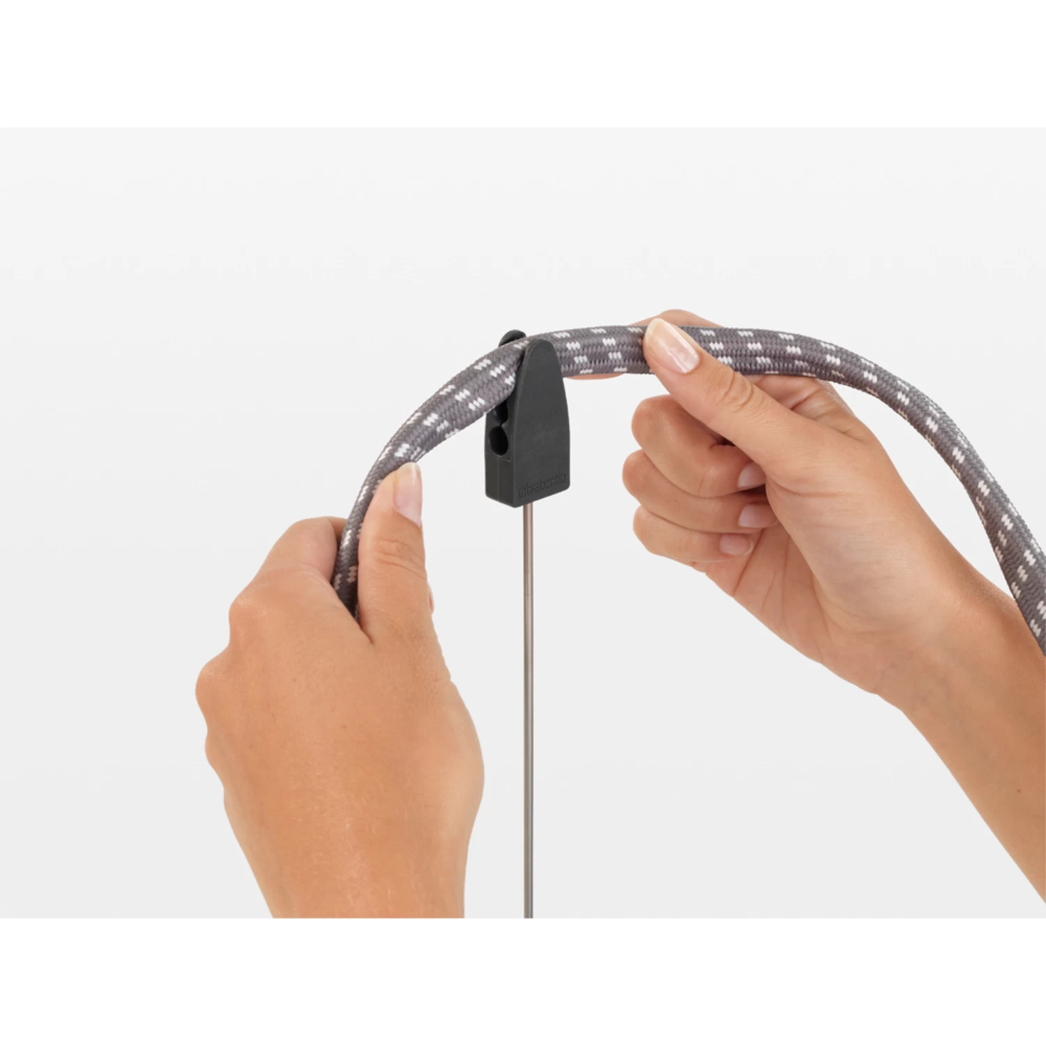 Brabantia Snoergeleider Donker Grijs 2 Brabantia Snoergeleider Donker Grijs - Afbeelding 2