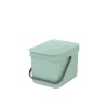 Brabantia Sort & Go Afvalemmer 6 Liter Jade Green