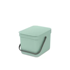 Brabantia Sort & Go Afvalemmer 6 Liter Jade Green