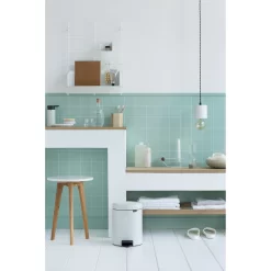 Brabantia Newicon Pedaalemmer 5 L Wit -NL-Huis & Thuis 102 2065 5 1