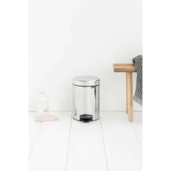 Brabantia Newicon Pedaalemmer 3 L Brilliant Staal 8 Brabantia Newicon Pedaalemmer 3 L Brilliant Staal -NL-Huis & Thuis 102 3147 4 1