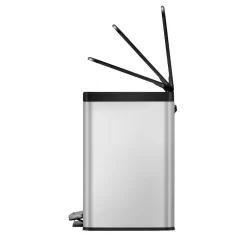 EKO Essential Recycling Pedaalemmer 3 X 9 Litermat RVS -NL-Huis & Thuis 102 4675 4 1