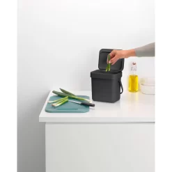 Brabantia Sort & Go Afvalbakje 3 L Grijs 7 Brabantia Sort & Go Afvalbakje 3 L Grijs -NL-Huis & Thuis 102 9888 4 1